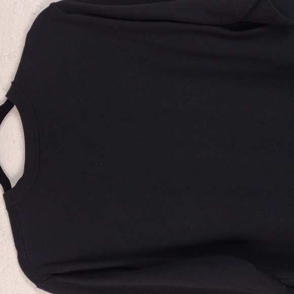 Charter Club Woman Black Crochet Textured Short Sleeve Button Up Cardigan Top - Picture 10 of 14